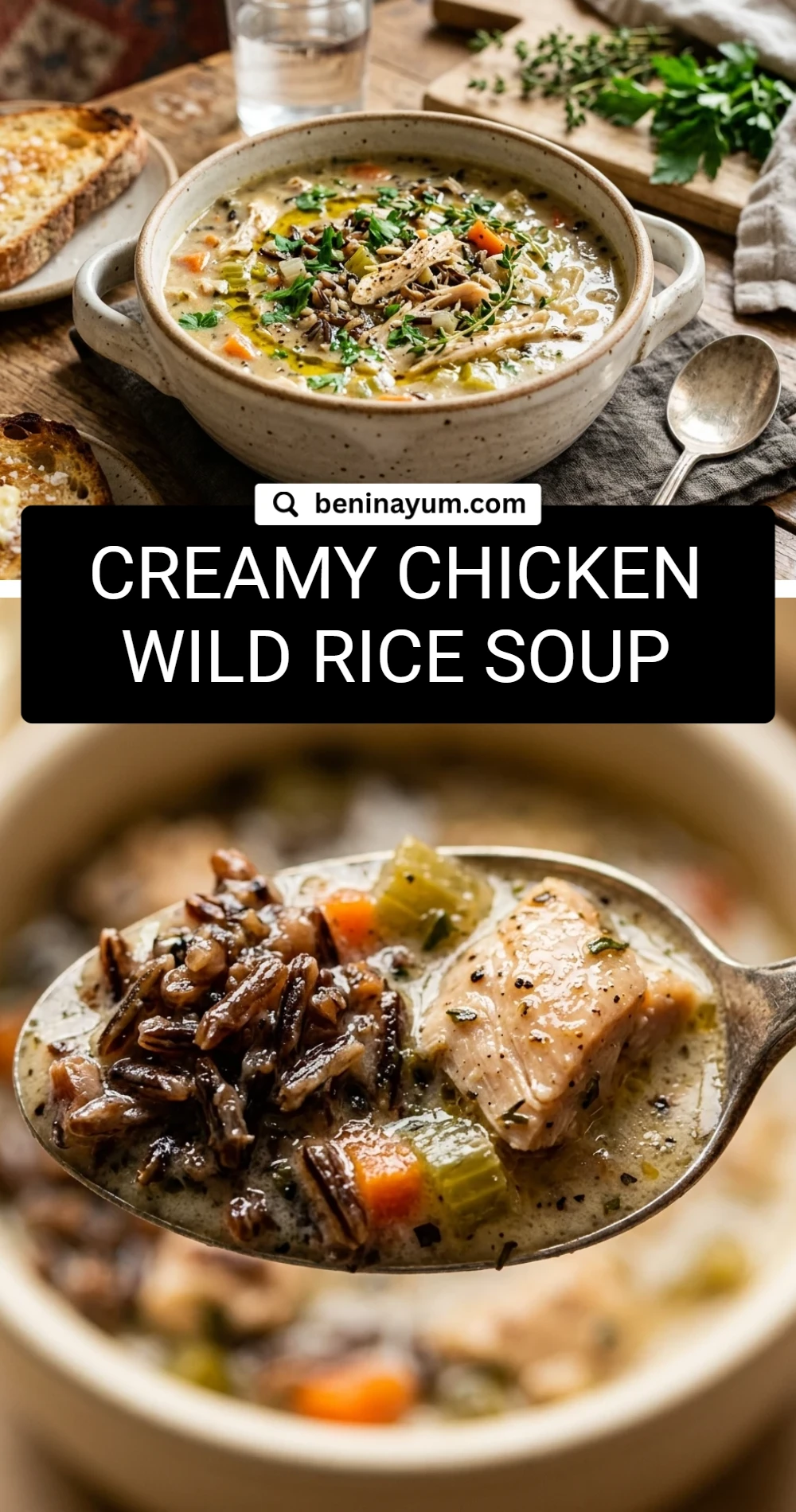 Creamy Chicken Wild Rice Soup