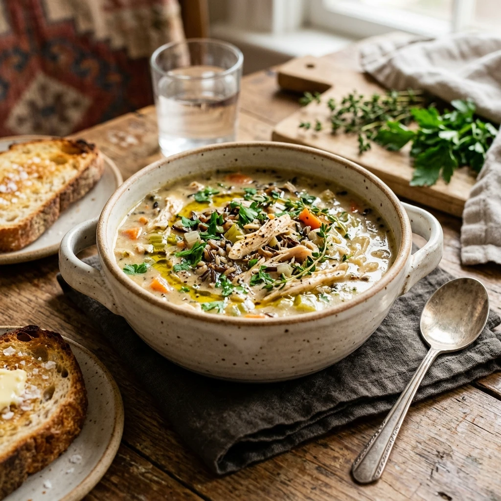 Creamy Chicken Wild Rice Soup