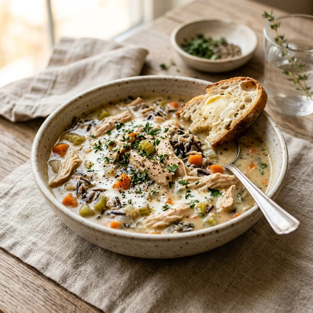 Creamy Chicken Wild Rice Soup