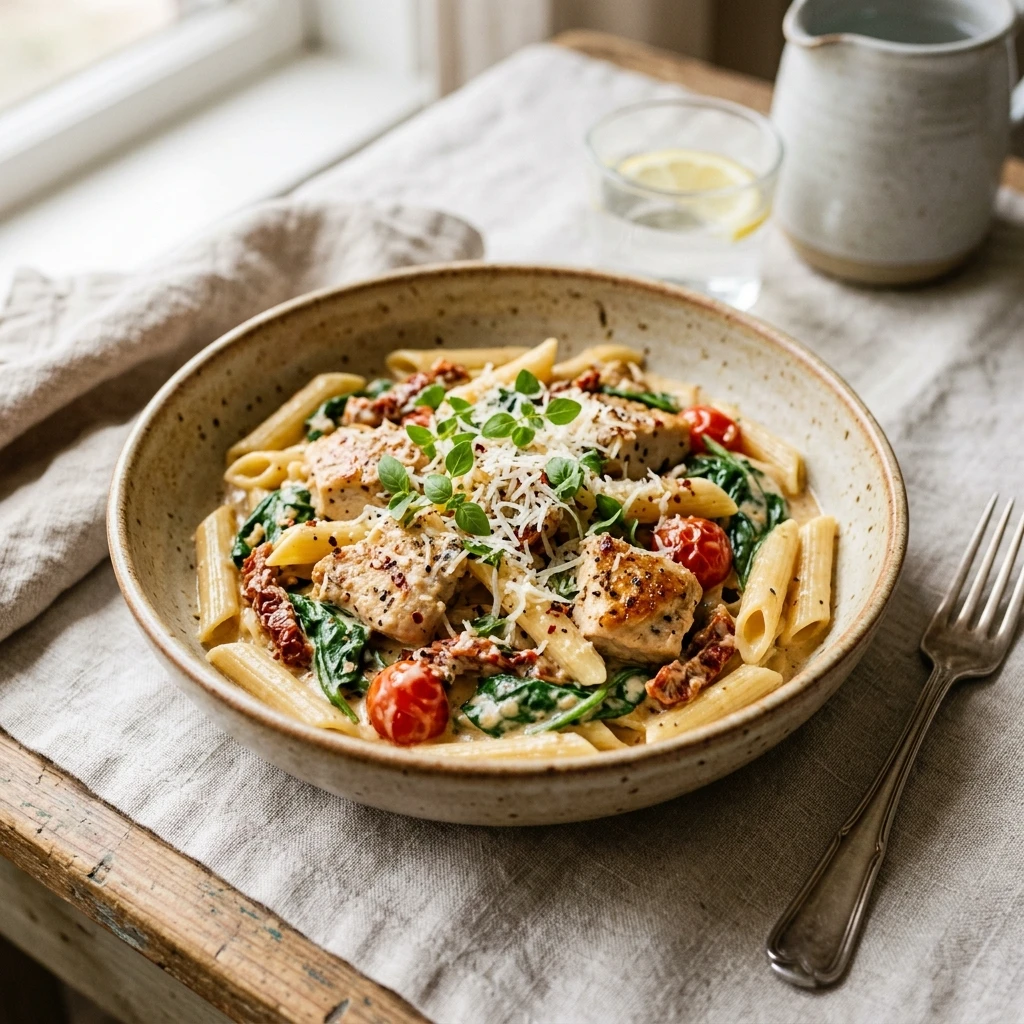 Creamy Tuscan Chicken Pasta