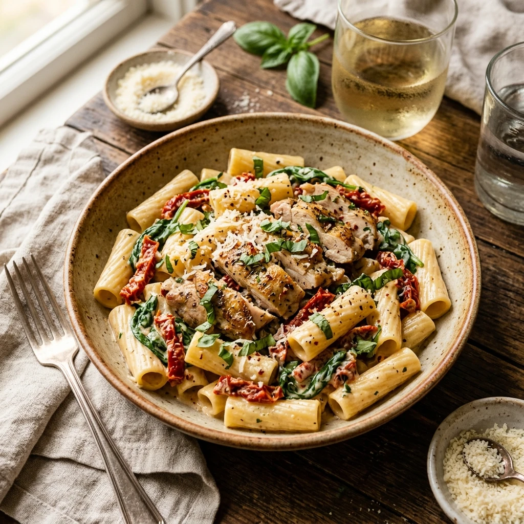 Creamy Tuscan Chicken Pasta