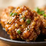 Crispy Honey Garlic Chicken Bites