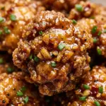 Crispy Honey Garlic Chicken Bites