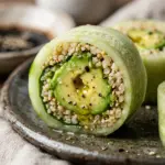Cucumber Avocado Rolls Keto