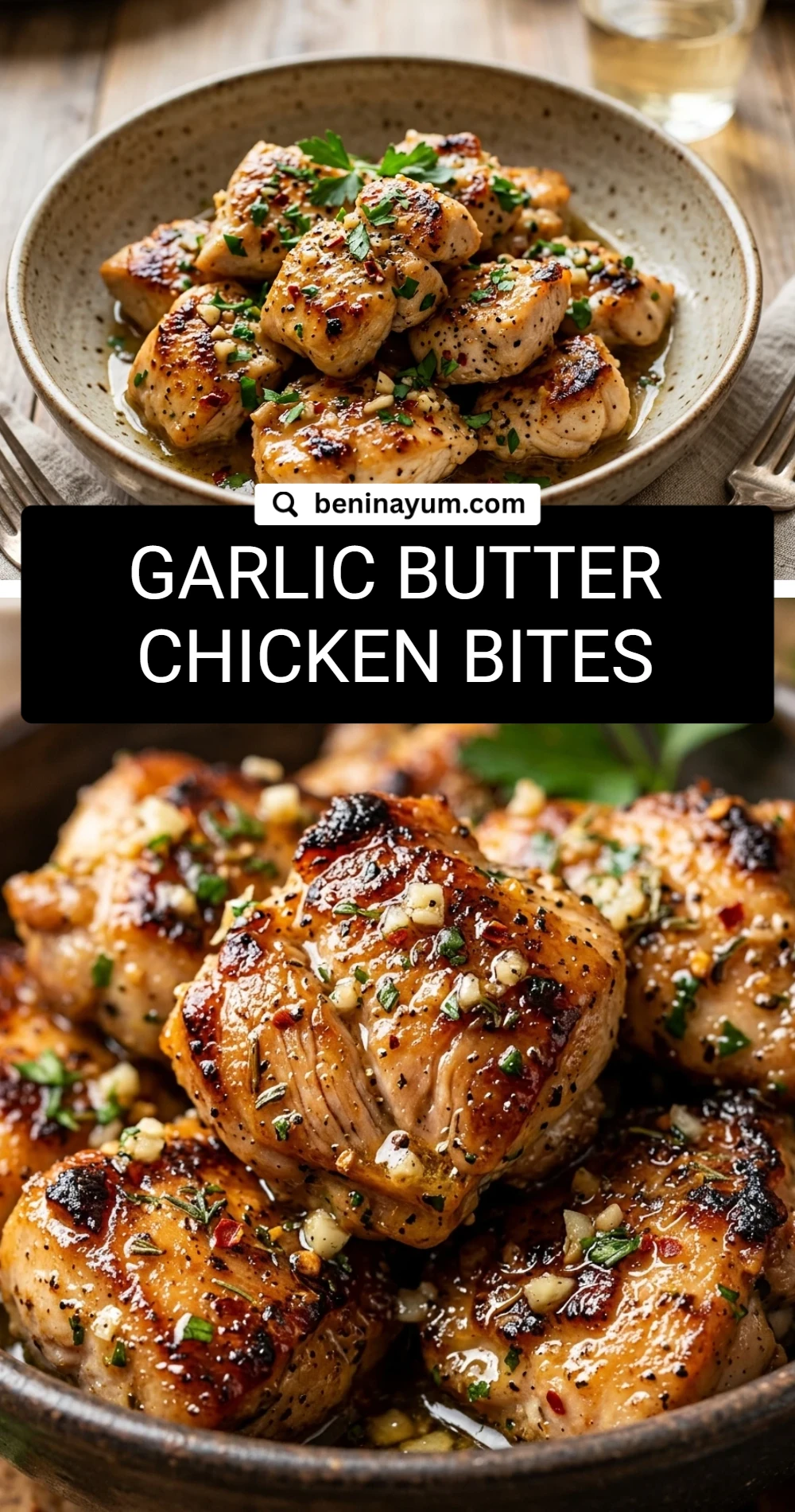Garlic Butter Chicken Bites