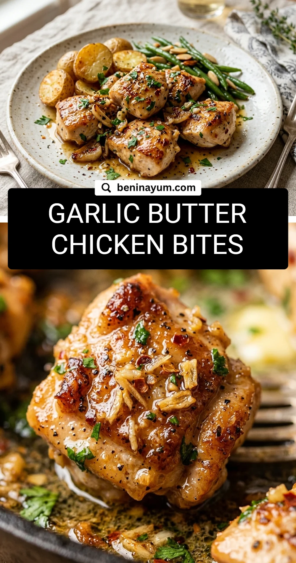 Garlic Butter Chicken Bites
