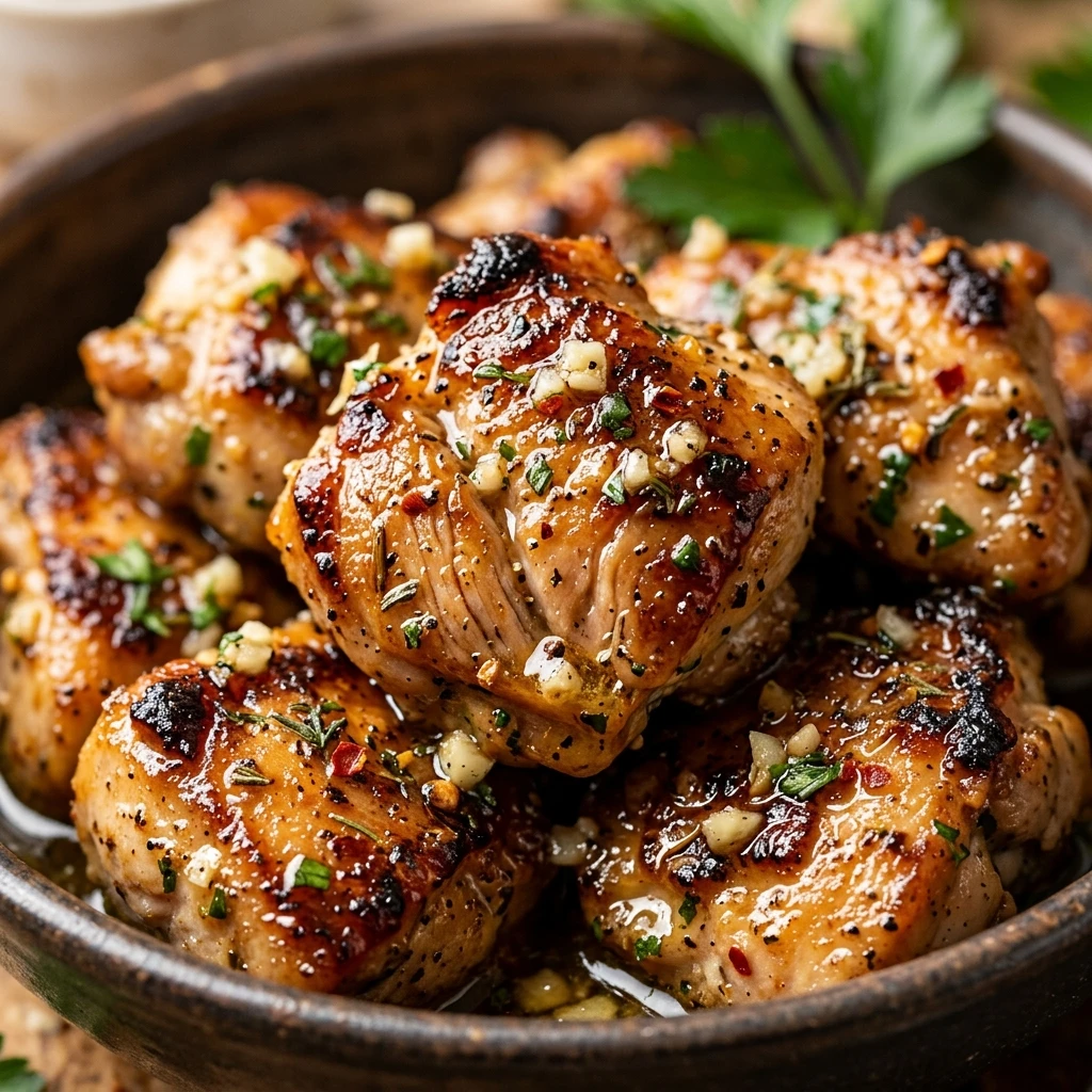 Garlic Butter Chicken Bites