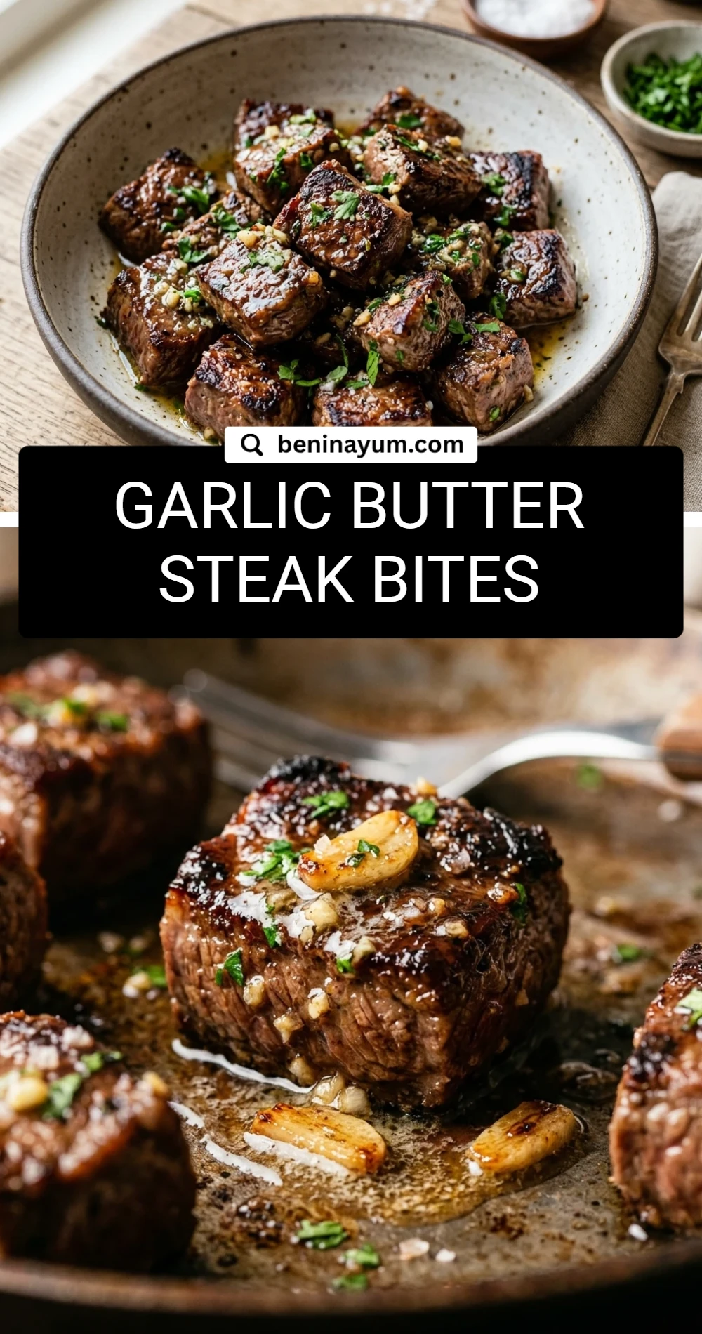 Garlic Butter Steak Bites