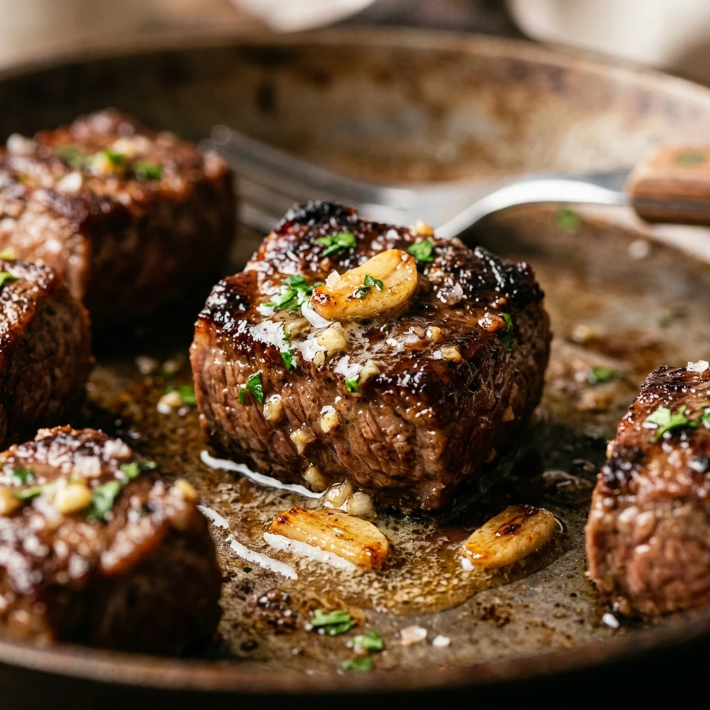 Garlic Butter Steak Bites