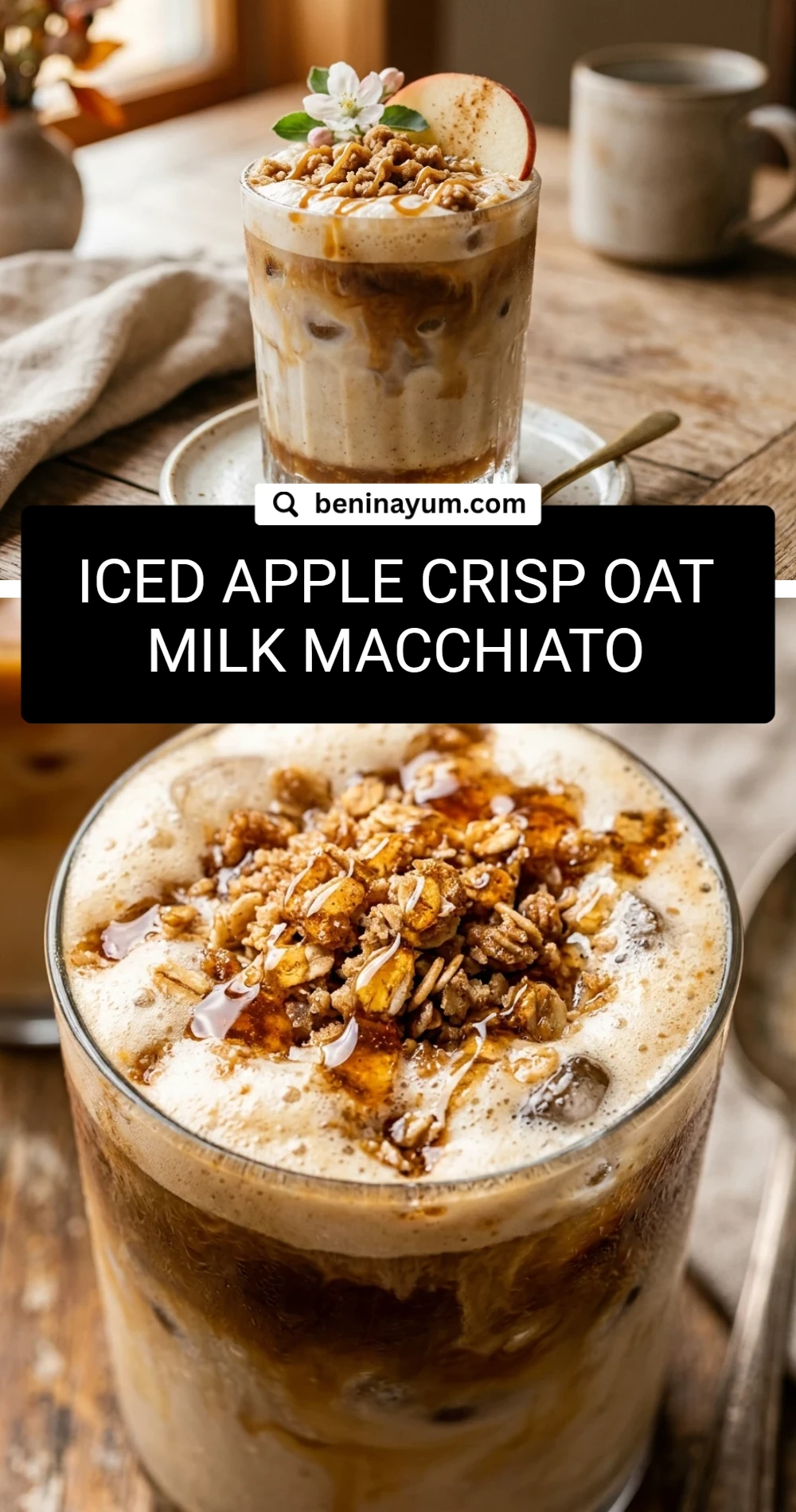 Iced Apple Crisp Oat Milk Macchiato