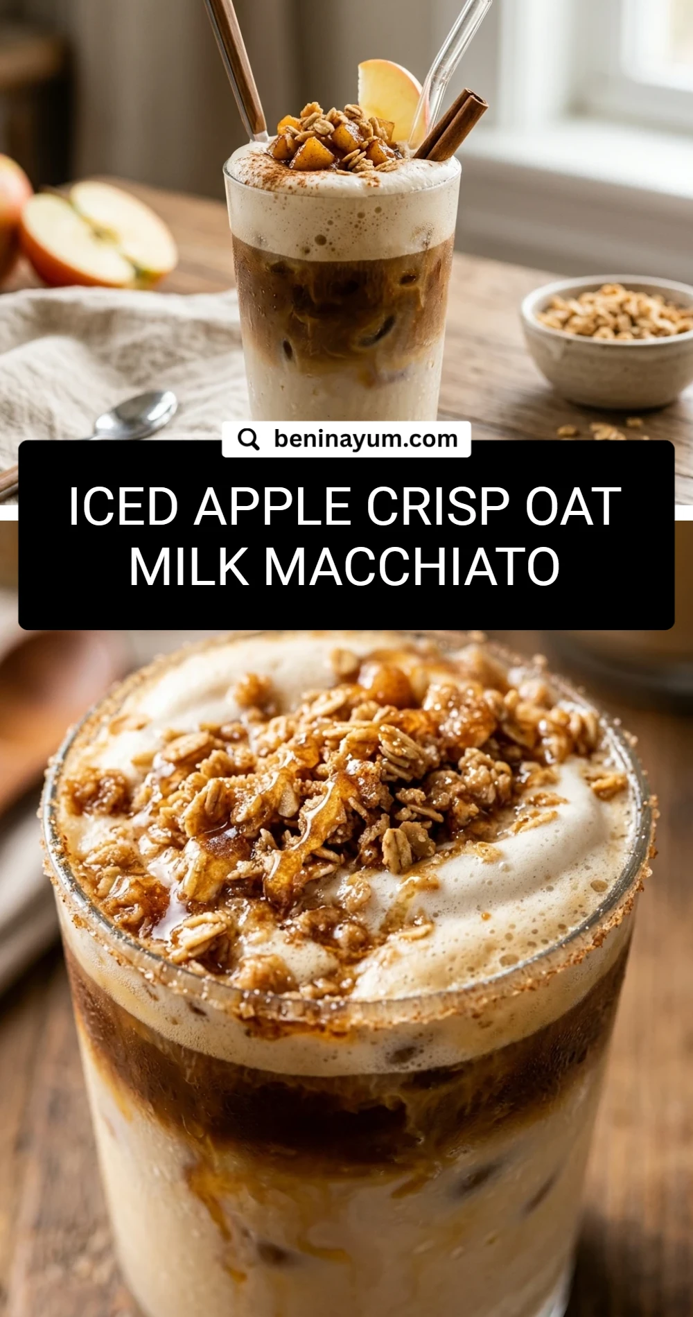 Iced Apple Crisp Oat Milk Macchiato