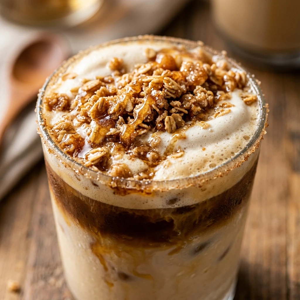 Iced Apple Crisp Oat Milk Macchiato