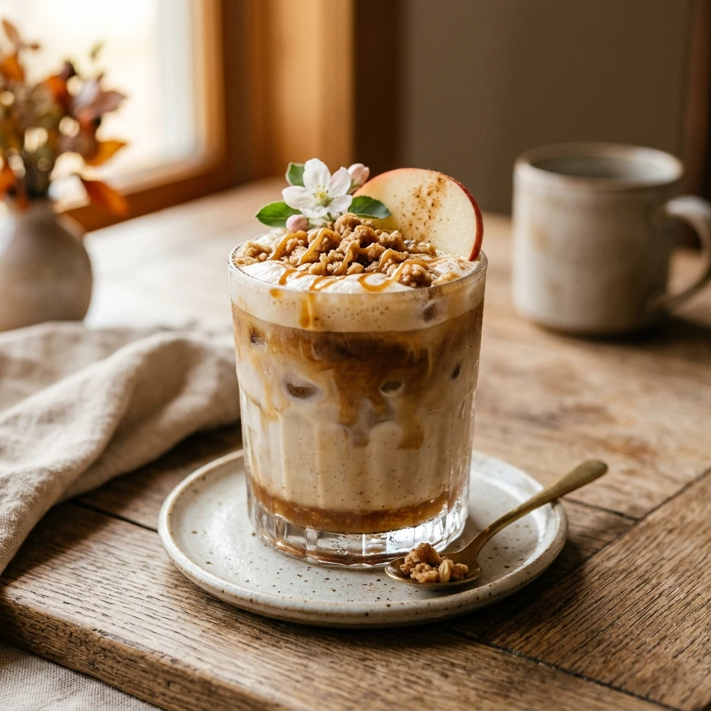 Iced Apple Crisp Oat Milk Macchiato