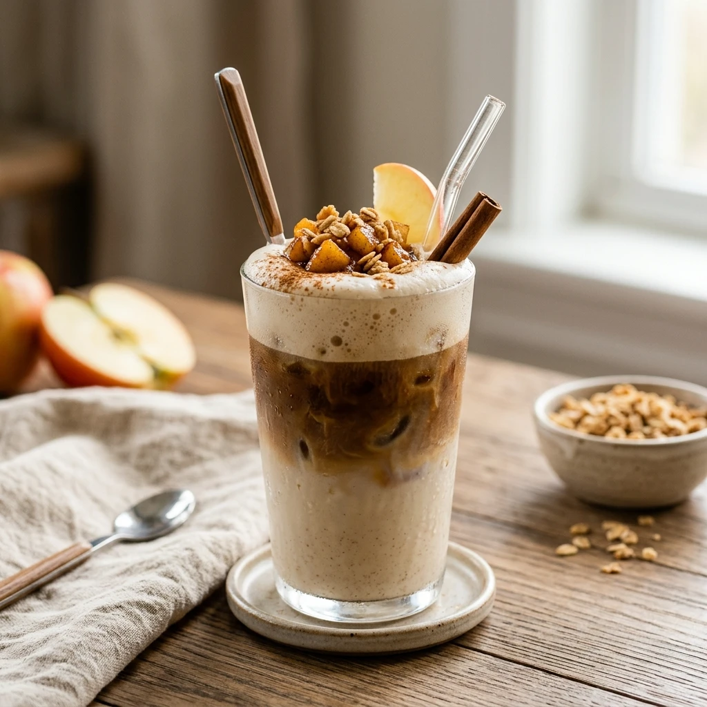 Iced Apple Crisp Oat Milk Macchiato