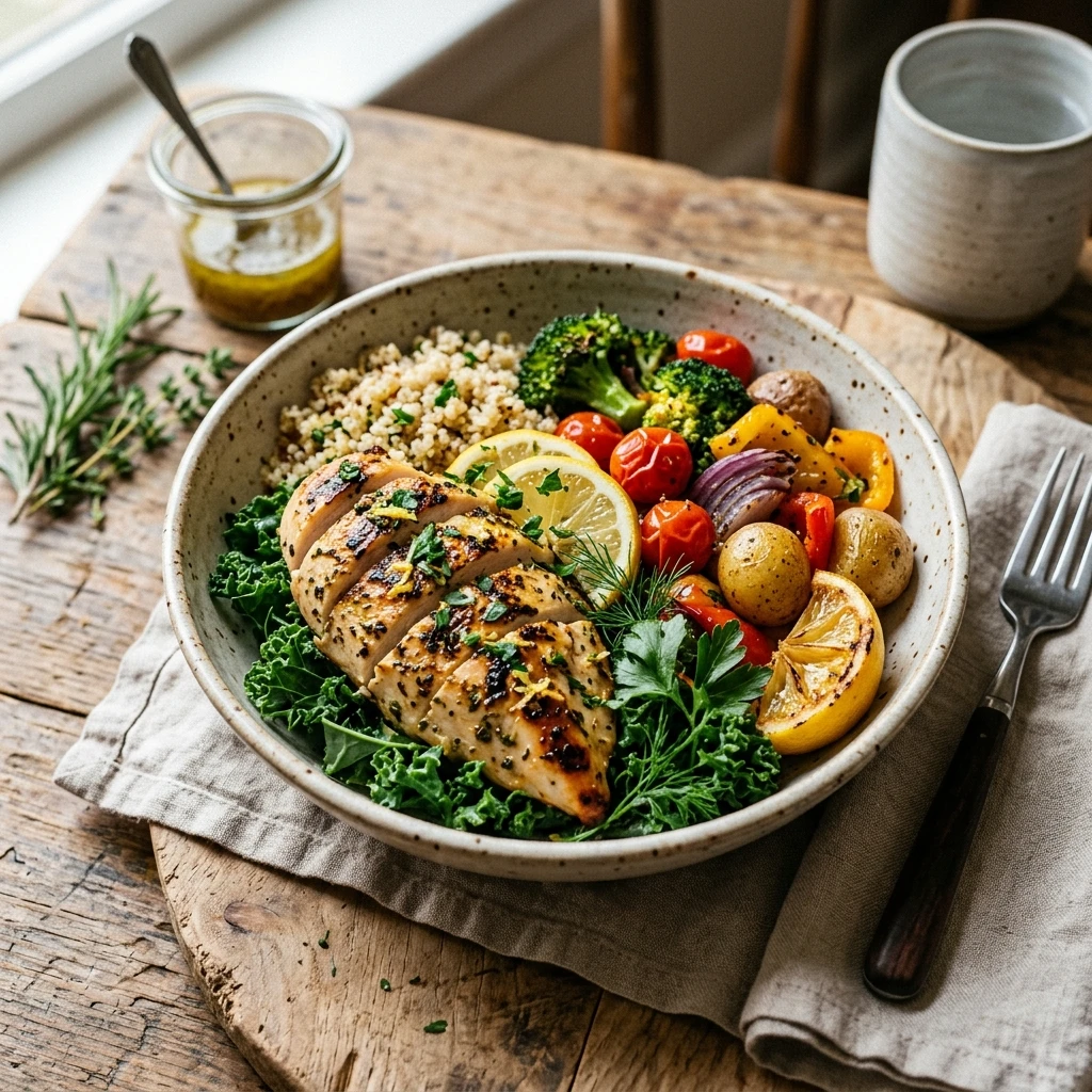 Lemon Herb Chicken Meal Prep