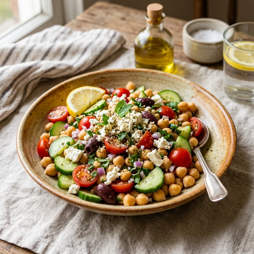 Mediterranean Chickpea Salad