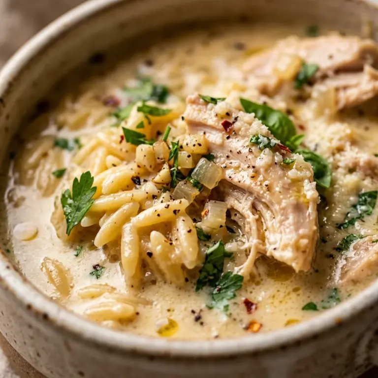 One Pot Creamy Chicken And Orzo