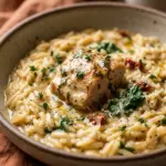 One Pot Creamy Chicken And Orzo