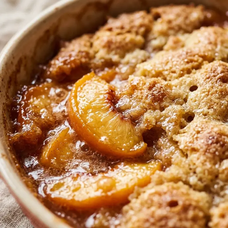 Peach Cobbler Dump Cake