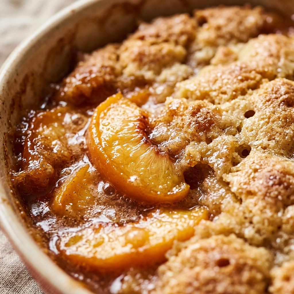 Peach Cobbler Dump Cake