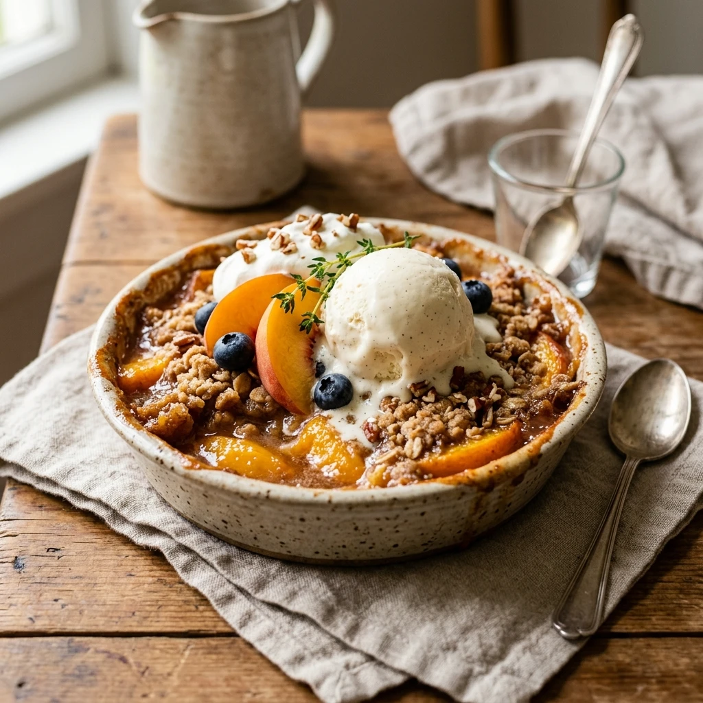 Peach Cobbler Dump Cake