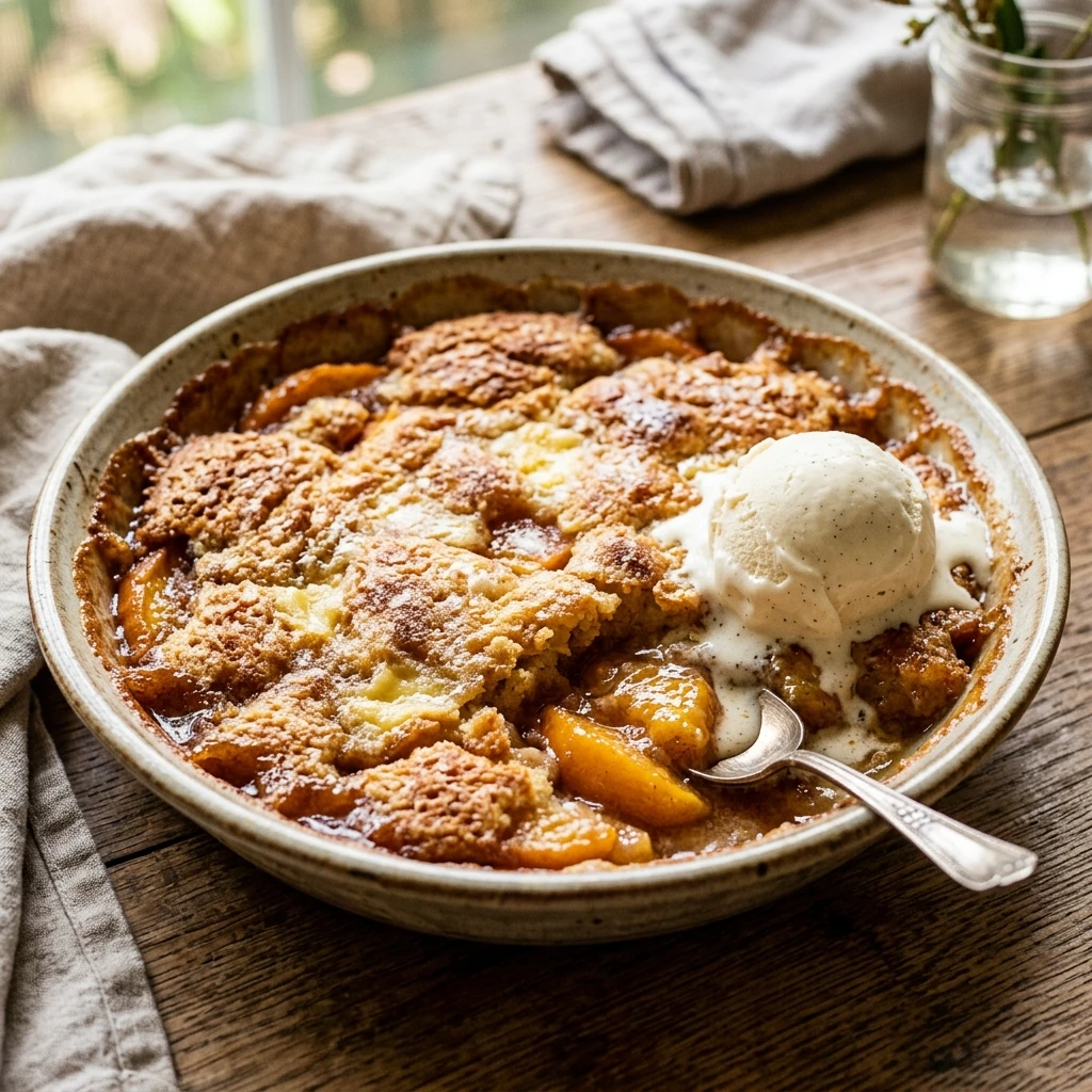 Peach Cobbler Dump Cake