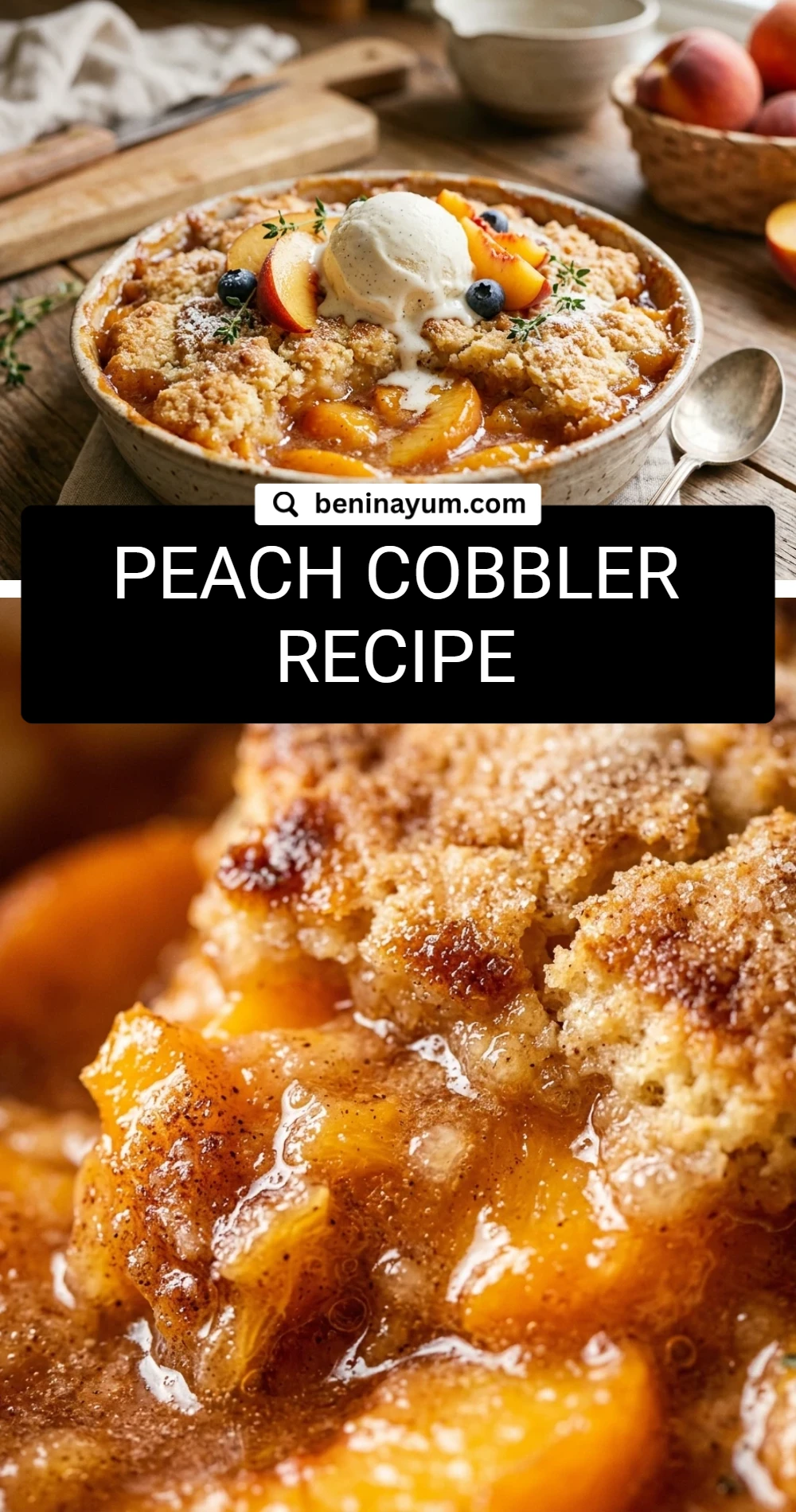 peach cobbler recipe