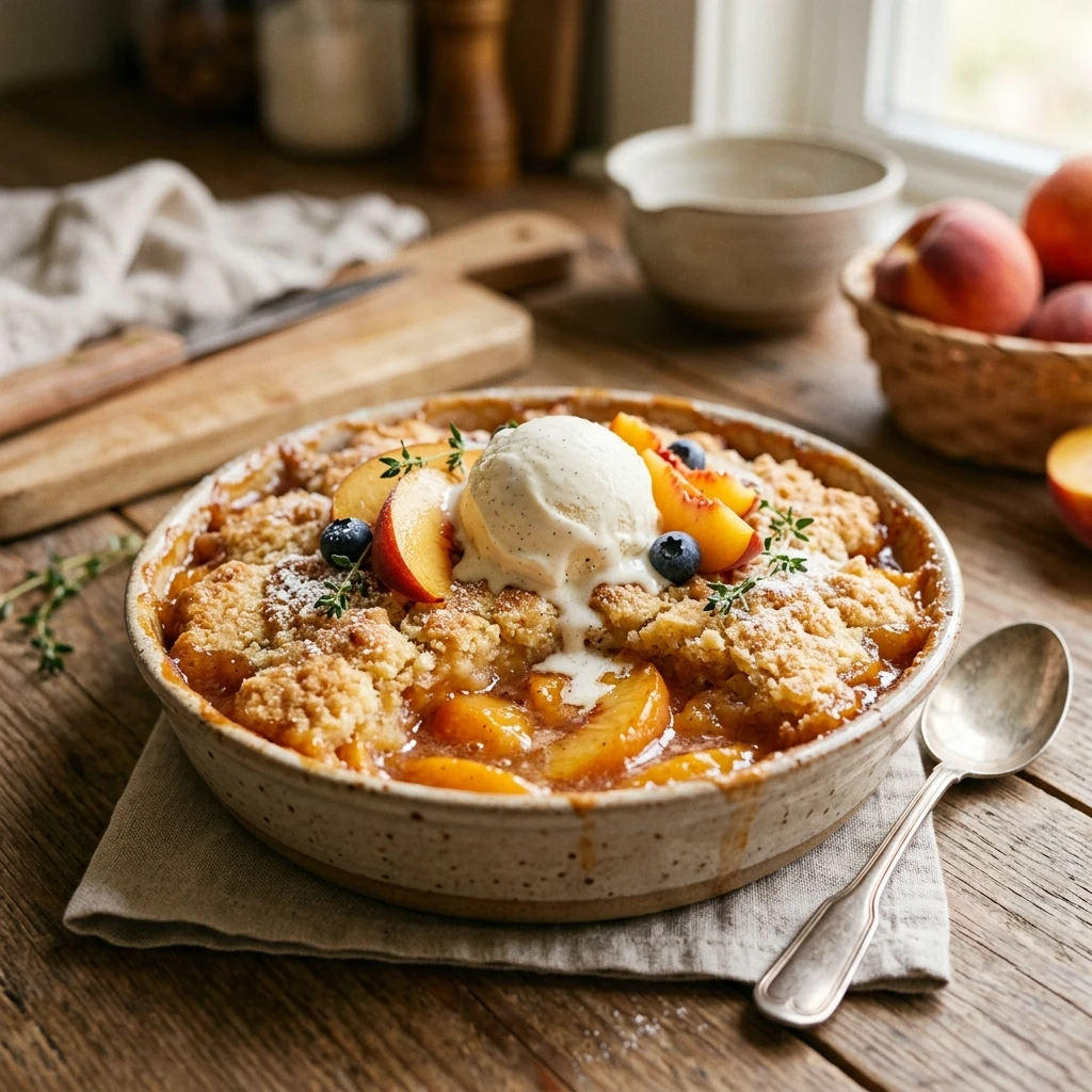 peach cobbler recipe
