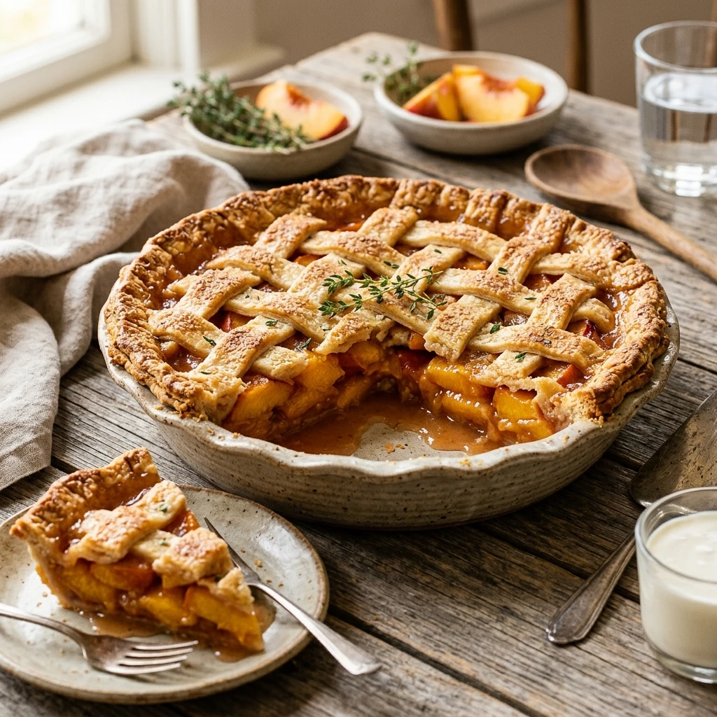 peach pie recipe