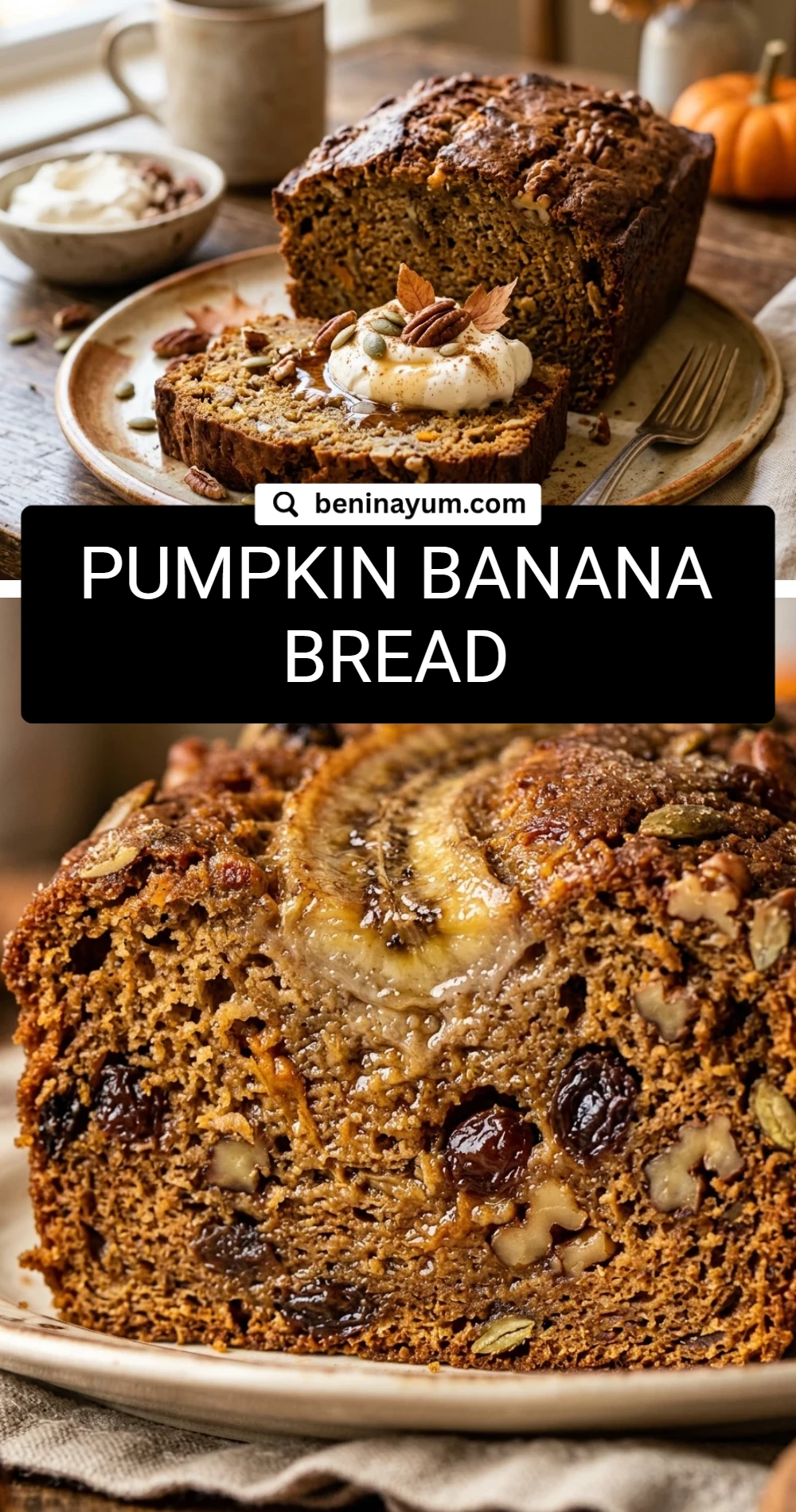 Pumpkin Banana Bread
