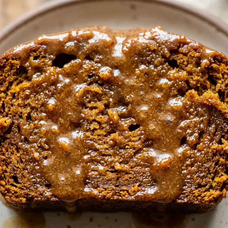 Pumpkin Bread With Maple Glaze