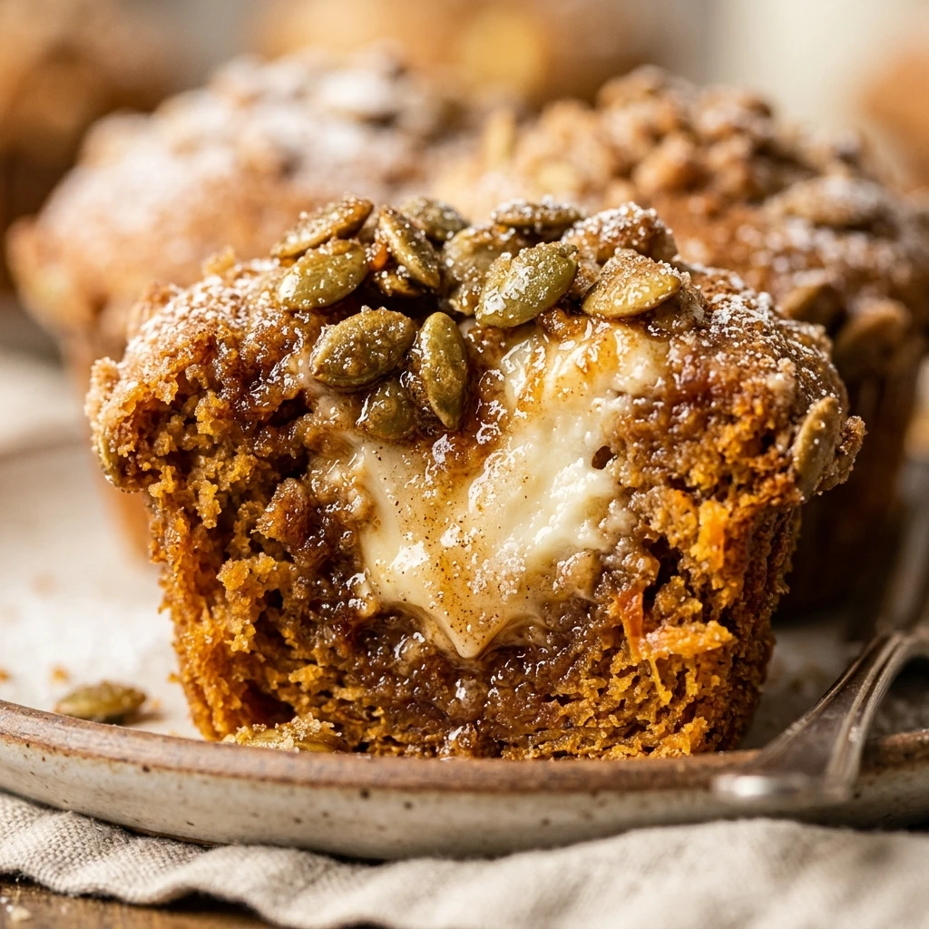 Pumpkin Cream Cheese Muffins