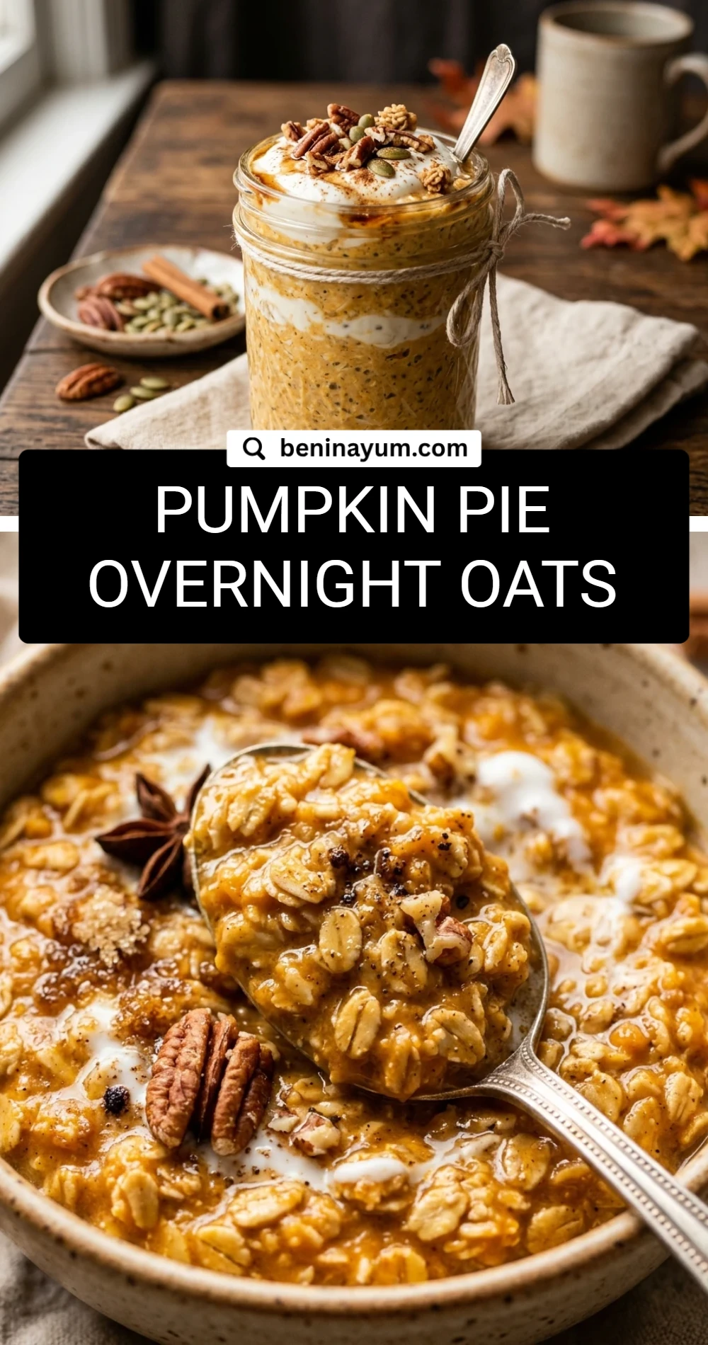 Pumpkin Pie Overnight Oats