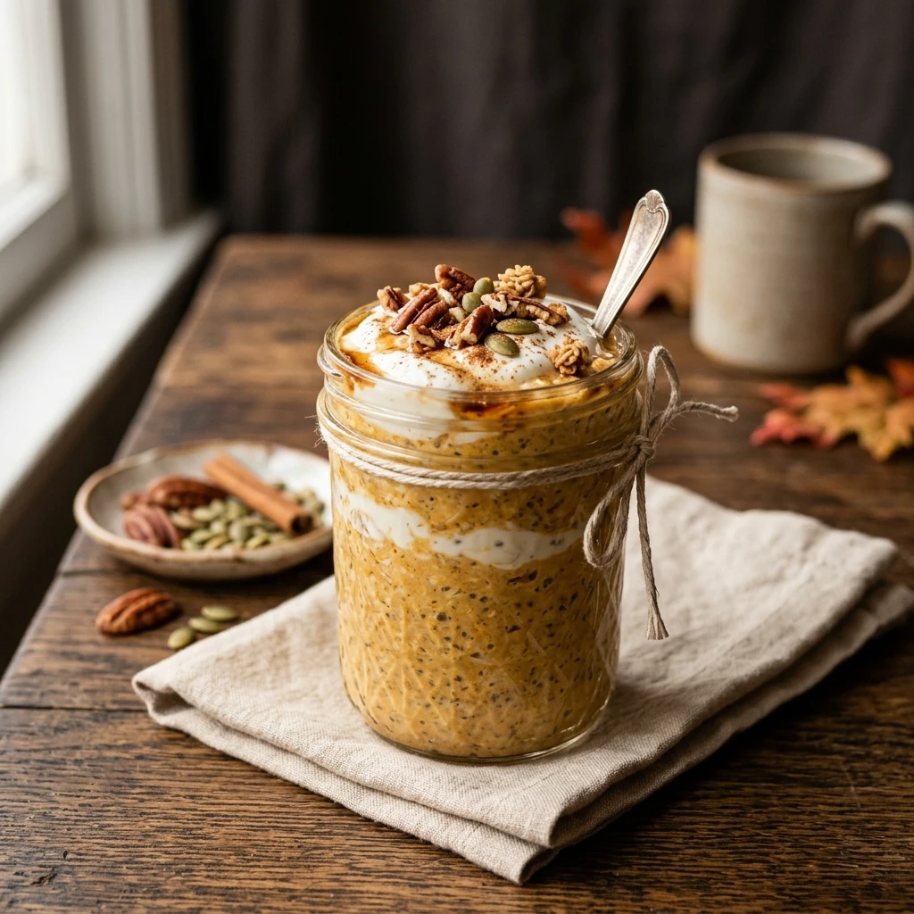 Pumpkin Pie Overnight Oats