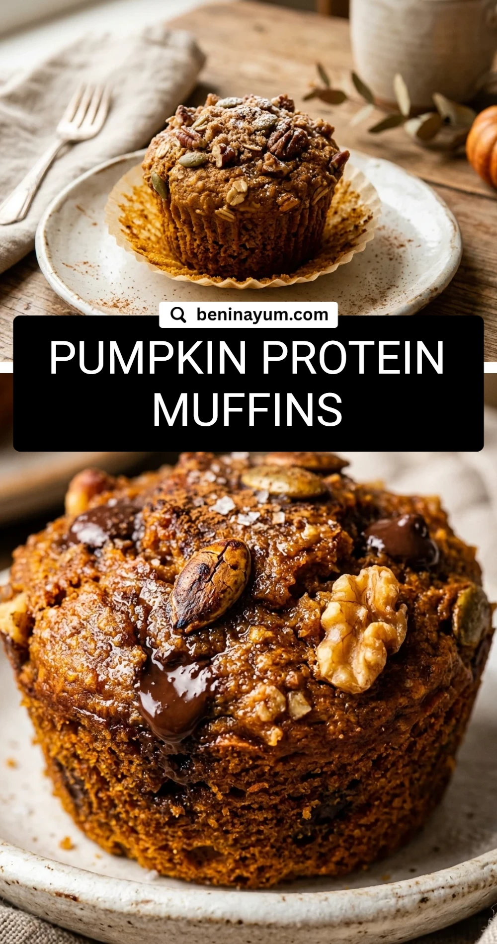Pumpkin Protein Muffins