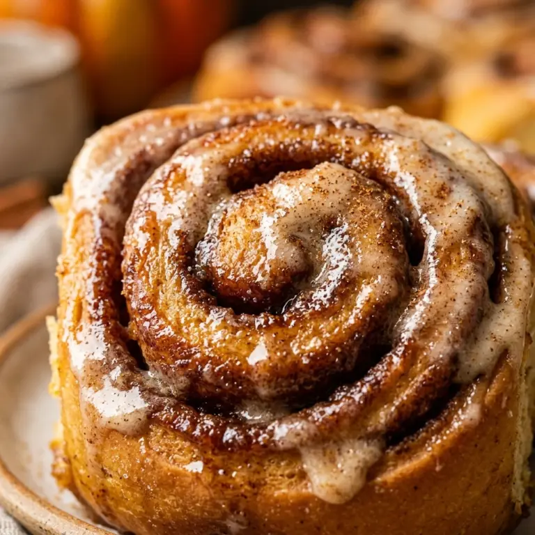 Pumpkin Spice Cinnamon Rolls