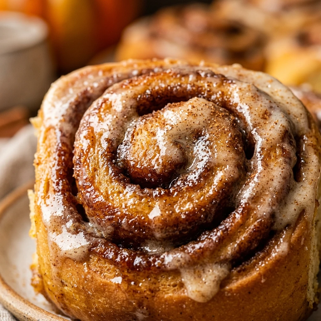 Pumpkin Spice Cinnamon Rolls