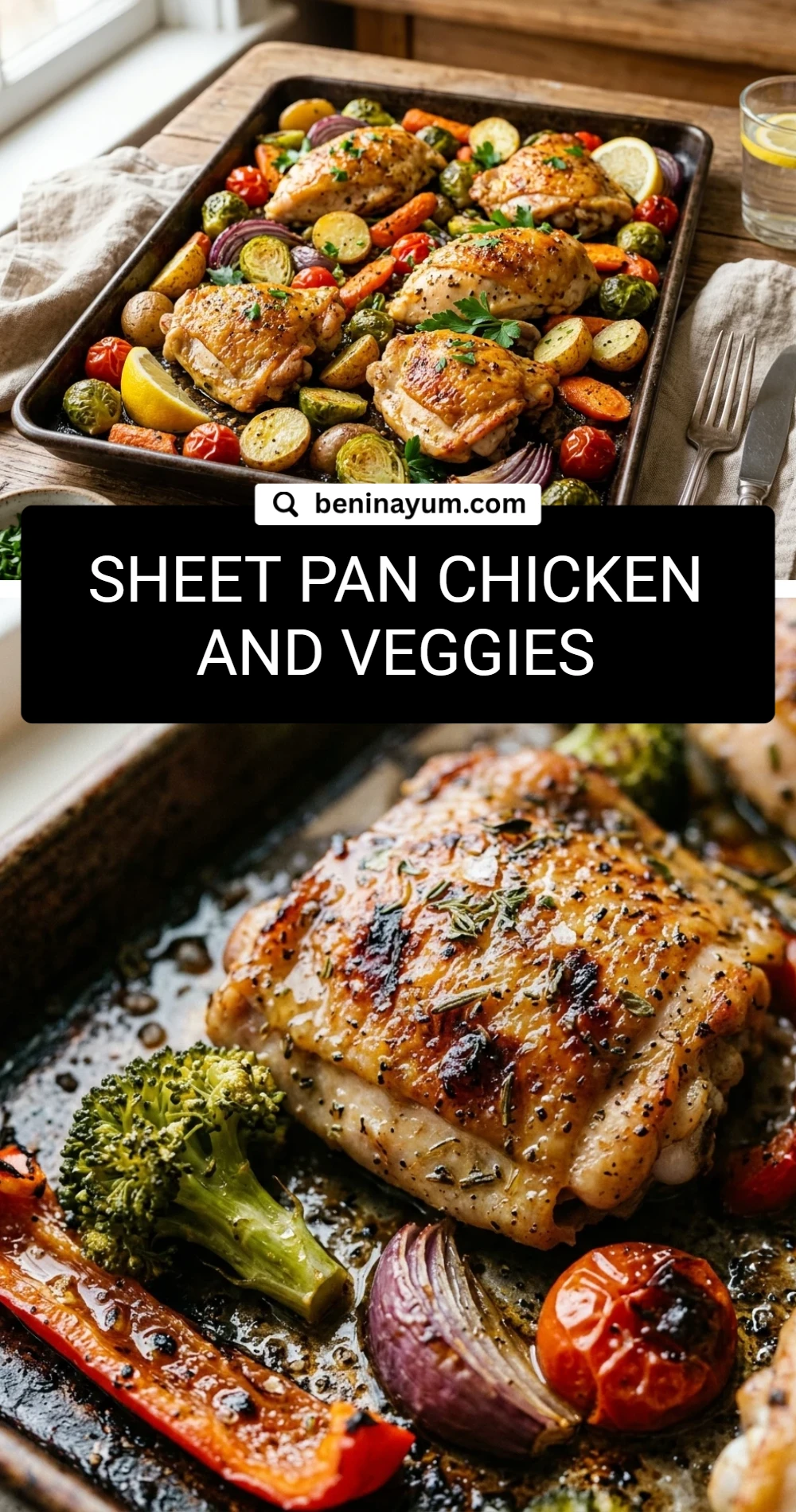 Sheet Pan Chicken And Veggies