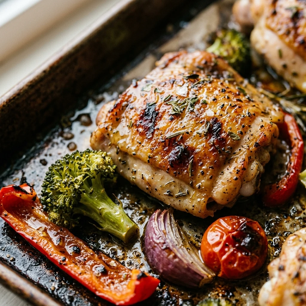Sheet Pan Chicken And Veggies