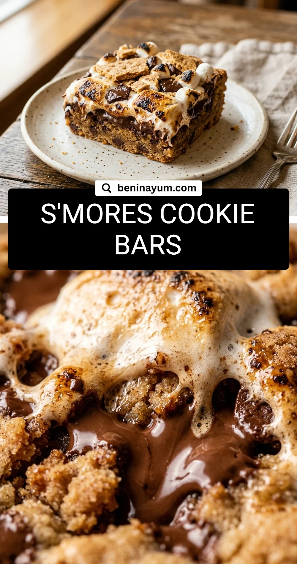 S'mores Cookie Bars