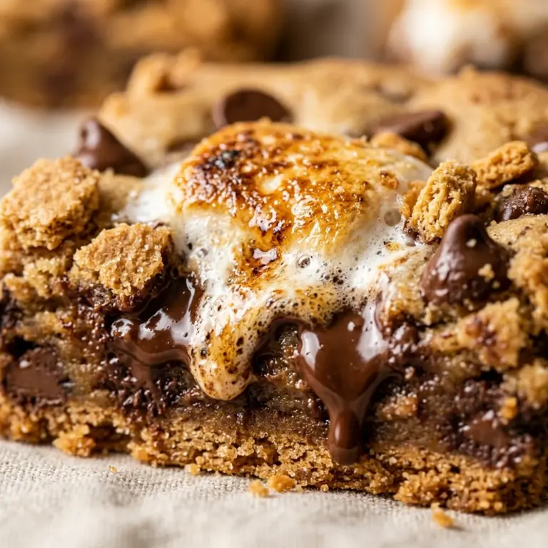 S'mores Cookie Bars