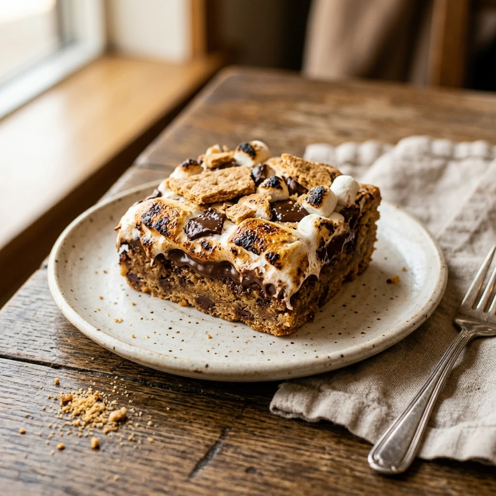 S'mores Cookie Bars