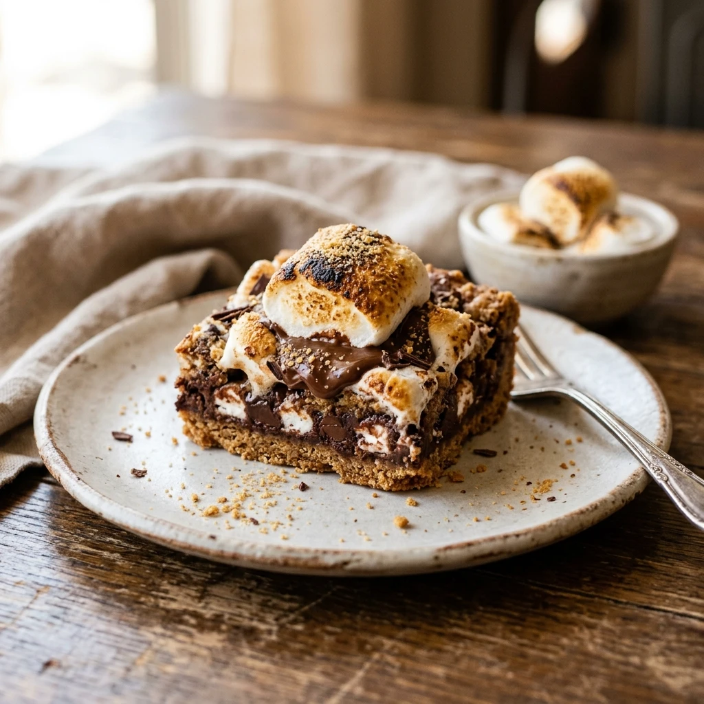 S'mores Cookie Bars