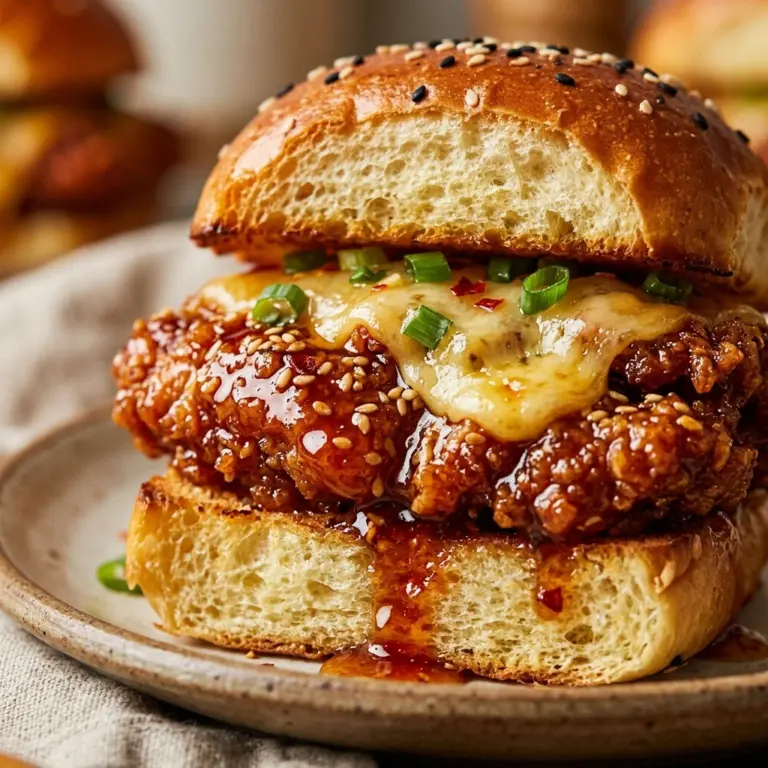 Spicy Honey Chicken Sliders