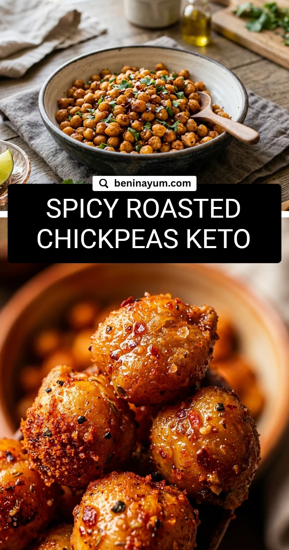 Spicy Roasted Chickpeas Keto