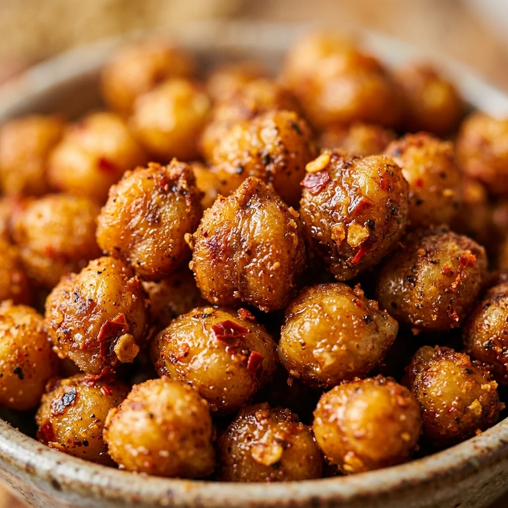 Spicy Roasted Chickpeas