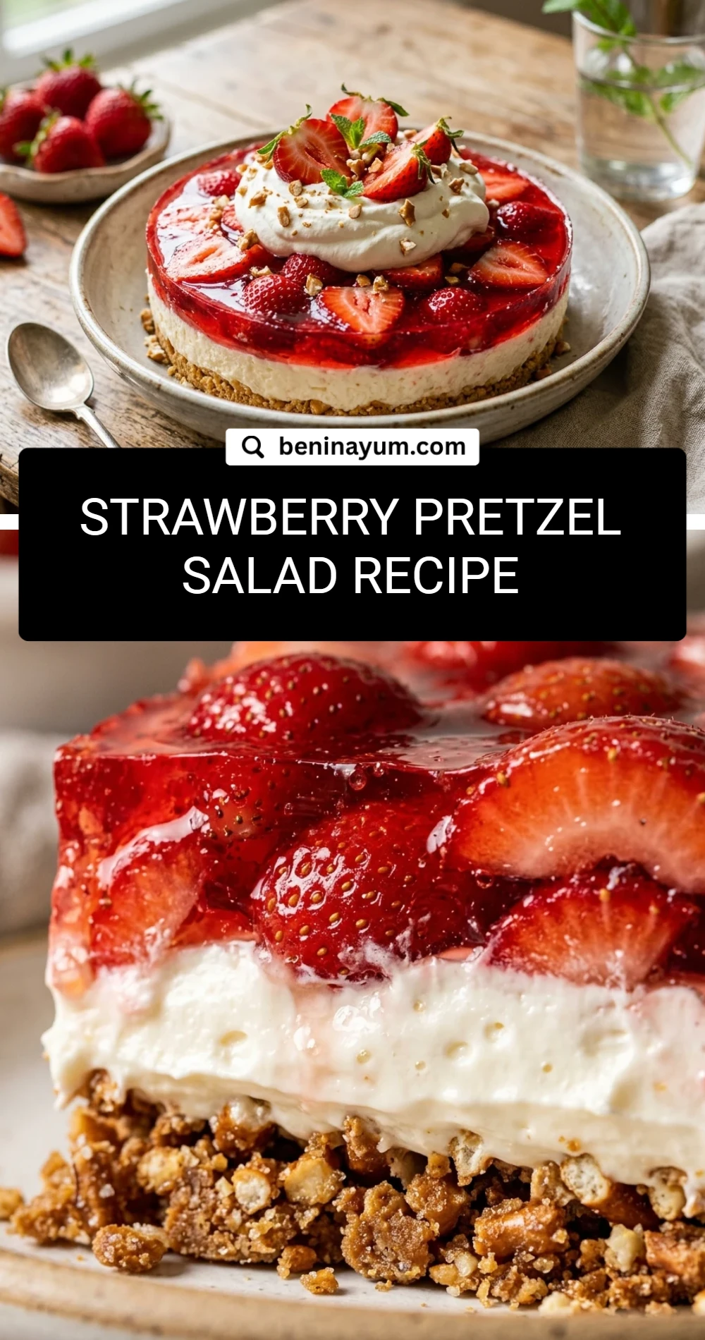 strawberry pretzel salad recipe