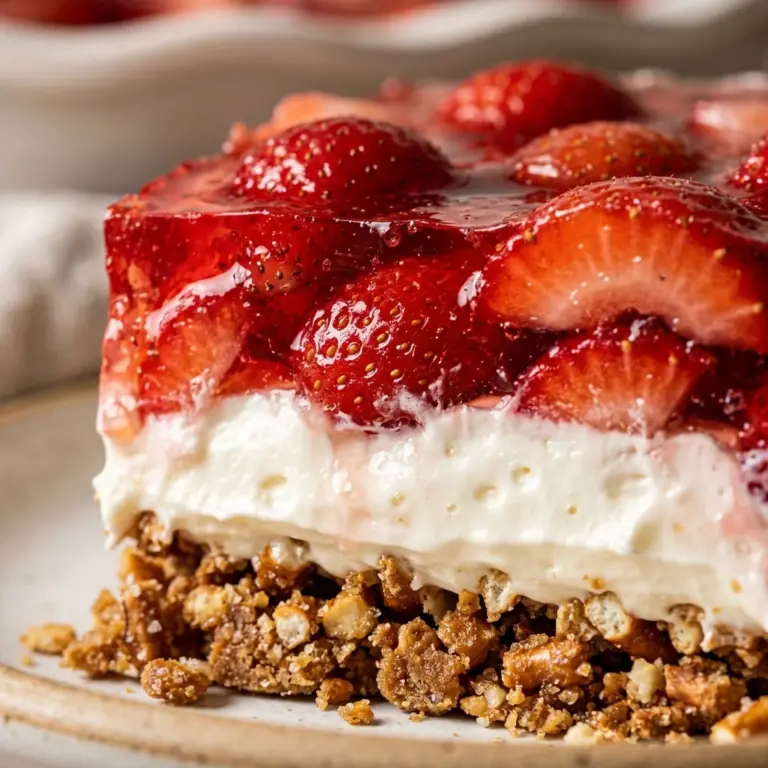 strawberry pretzel salad recipe