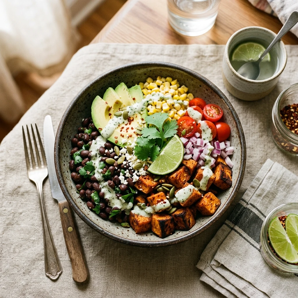 Sweet Potato Black Bean Bowl