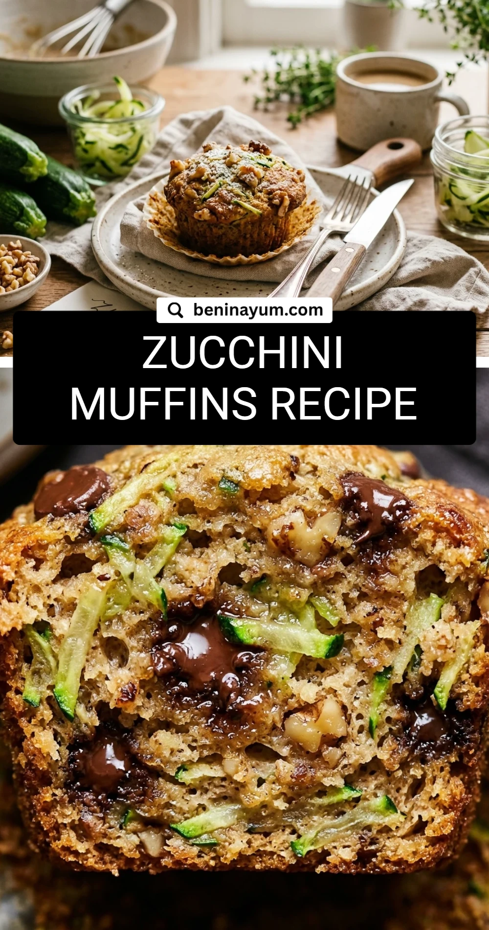 zucchini muffins recipe